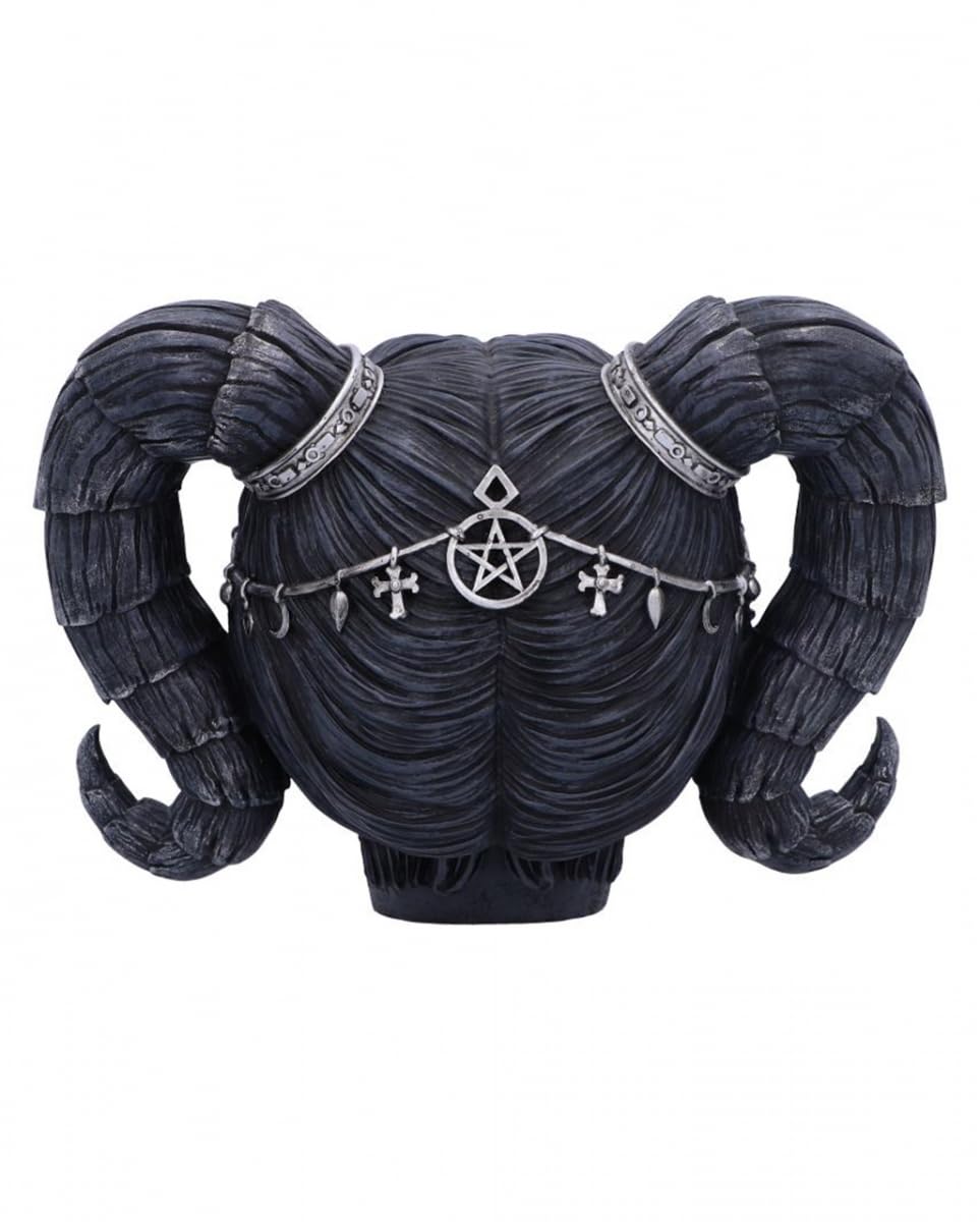 Nemesis Now Drop Dead Gorgeous Figurine, Baphomet Occult Doll Skull Ornament, Gothic Decor Collectible And Gift, Expertly Hand-Painted, 20.5Cm - Solve And Coagula