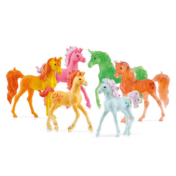 Schleich Bayala Unicorn Toys, 6-Piece Collectible Set Of Unicorn Figurines, Unicorn Gifts For Girls Ages 5+
