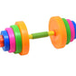 Kiddie Play Kids Weight Set Barbell & Dumbbells | Kids Exercise Equipment For Toddler Gym | Adjustable Workout Toy