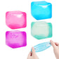 4pack Stress Cube Squishy Stress Balls for Kids Ice Cubes Squishy for Adults Fidget Toy for Your Best Mellow and Chill Square Sh
