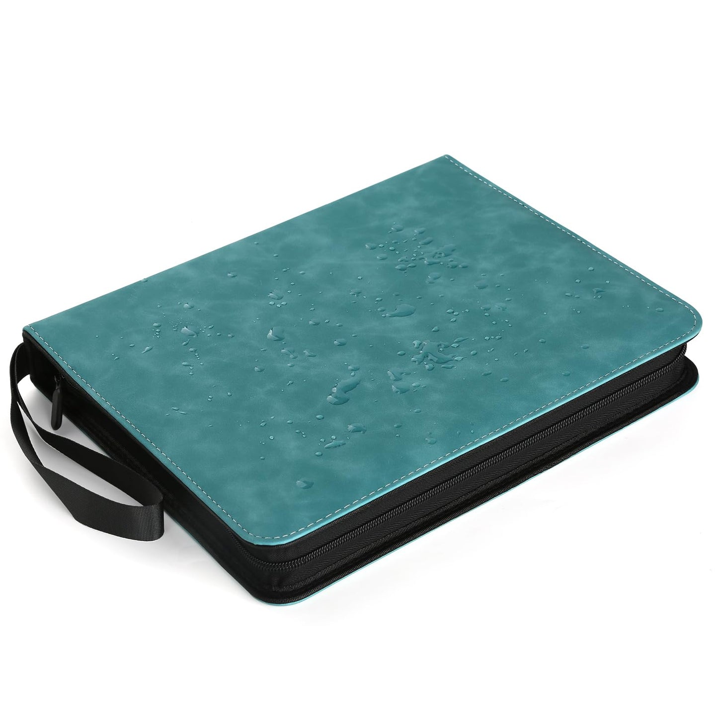 GERMUN 720 Card Binder  enhanced Trading Card Binder  9 Pocket Double Sided Pocket PU Card Collection Binder  Collector Card Album  Card Folder for MTG  TCG  Sports Cards  Game Cards (Lake Blue)