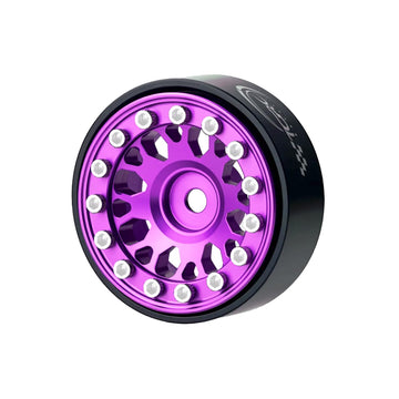 TCRC 4PCS 1.0inch Beadlock Wheels Hubs for 1/24 Axial SCX24 AX24 FCX24 TRAXXAS TRX4M Redcat Ascent-18 1/18 RC Crawler Car Upgrad