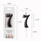 PHD CAKE 10-Count Black Number Candles for Birthday Celebrations, Wax Material
