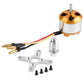 RC Brushless Motor, Brushless Motor 2814 for Fixed Wing RC Plane Model 2kg Max Thrust 3S 4S Motor Electric Speed Controller (100