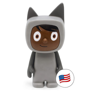 Tonies Creative Audio Character - Record And Upload Up To 90 Minutes Of Your Own Stories And Songs - Red/Dark