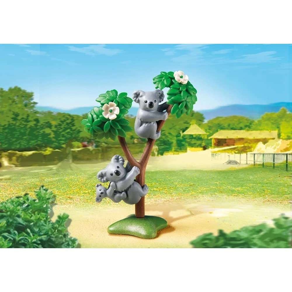 Playmobil Koala Family Building Kit - Multicolor Plastic Model 6654