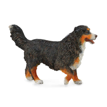 Collecta Bernese Mountain Dog Animal Toy, 4.1''L X 2.6''H