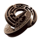 Bepuzzled | Labyrinth Hanayama Metal Brainteaser Puzzle Mensa Rated Level 5, For Ages 12 And Up