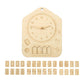 Atorse Montessori Clock Toys Teaching Clock Toy Telling Time For Children Boys Kids