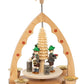 Alexander Taron Decorative Bavarians Pyramid - 7" H, Wood, Multicolor, Model 16375