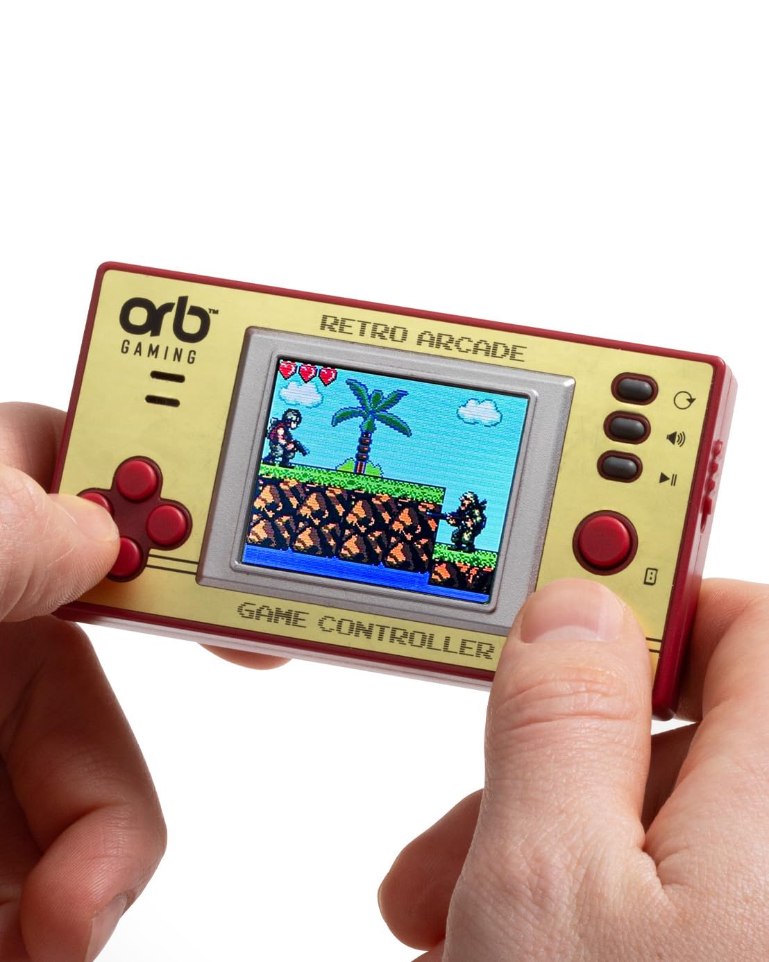 Thumbs Up Mini Retro Games Console - 150 Built-in 8-Bit Games, 1.8