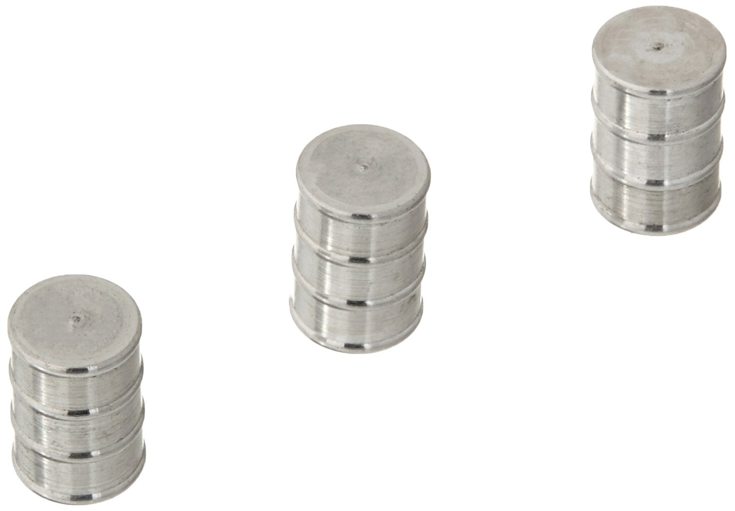 Bachmann Industries Oil Drums Turned Aluminum Wooden Pallet (24 Pack)