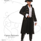 Under Wraps UR28480 Captain Darkwater mature-themed costume  Black - Unisex