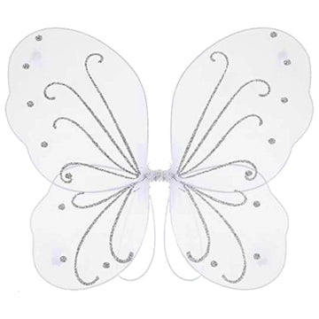NENMATTE Fairy Girls Wings for Kids,Sparkle Angel Wings Butterfly Wings Fairy Costumes for Birhday Party Halloween Costume Dress