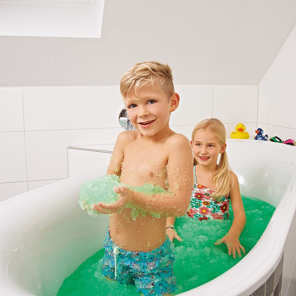 3 x Gelli Baff Bundle from Zimpli Kids, Blue, Red & Green, Turn water into colourful goo! Childrens Sensory & Bath Toy