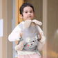 Gagaku Doll Carrier For Kids, Toy Baby Carrier For Toddlers, Reborn Baby Doll Carrier With Adjustable Straps, Boy Reborn Baby Doll Accessories - Gray - Embroidered Koala