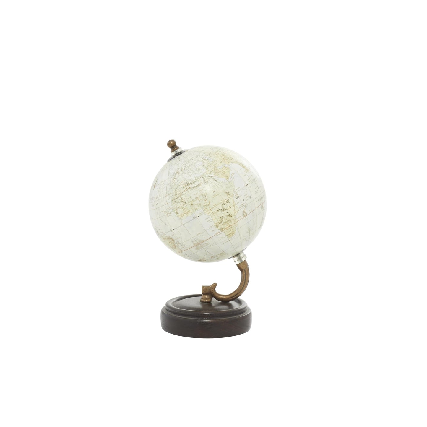 Deco 79 Wood Globe, 5' X 5' X 8', Yellow
