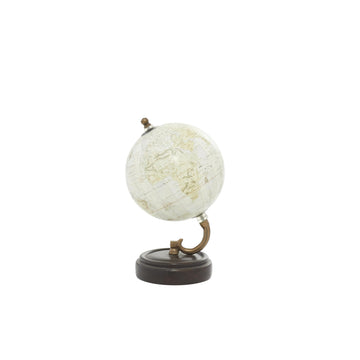 Deco 79 Wood Globe, 5' X 5' X 8', Yellow