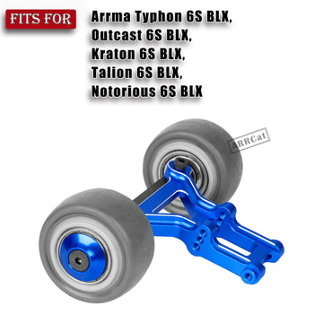 Aluminum Wheelie Bar Set Upgrades Part for Arrma Typhon 6S BLX,Outcast 6S BLX,Kraton 6S BLX,Talion 6S BLX,Notorious 6S BLX,ARRCa