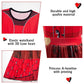 Btonai Girls Red Costume For Kids Rise Red Dress Princess Red Halloween Outfits With Wig And Gloves 3-9Y