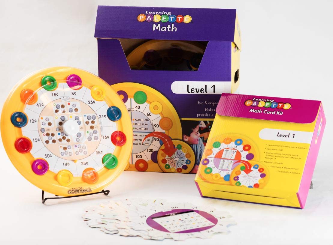 Learning Wrap-Ups Self-Correcting 1St Grade Math Learning Palette 1 Base Center Kit
