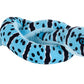 Wild Republic Snakes Eco Blue Rock Rattle, Stuffed Animal, 54 Inches, Plush Toy, Fill is Spun Recycled Water Bottles, Eco Friend