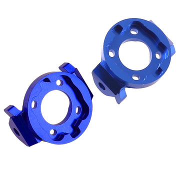2Pcs Vgoohobby Aluminum Alloy C Hub Carrier Caster Block C Seat Compatible with 1/8 Losi LMT 4WD Solid Axle RC Monster Car (Blue