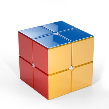 Hellocube Cyclone Boys 2X2 Speed Cube Magnetic Reflective Mirror Reflective,Stickerless Magic Cube Puzzle Toys