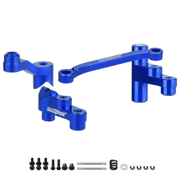 HobbyPark Aluminum Servo Saver Steering Bellcrank Spring Retainer Parts for Traxxas 1/18 LaTrax Teton Upgrades fit Desert Prerun