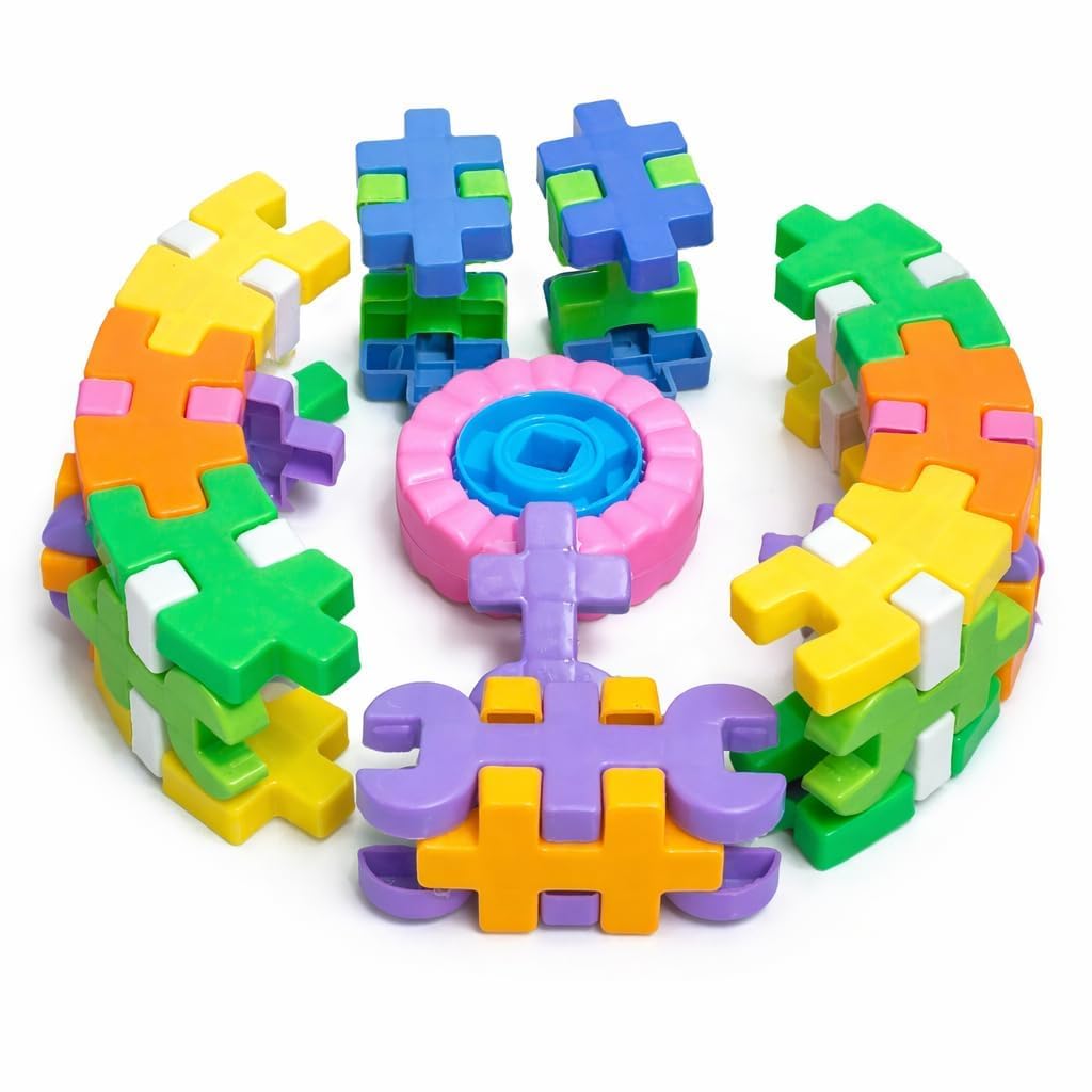 Kids Beginner Block Set  Educational Stacking & Construction Blocksi Creative Learning & Skill Development Blocks For Boys And 