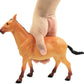 Click N' Play Jumbo Farm Animal Playset - 7 Assorted Realistic Plastic Animals for Kids - Brown