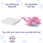 Soapsox Kids Exfoliating Bath Scrub (Ava The Pink Dolphin) - Soft Animal Toy Wash Cloth Sponge With Soap Pocket Insert - Fun Loo