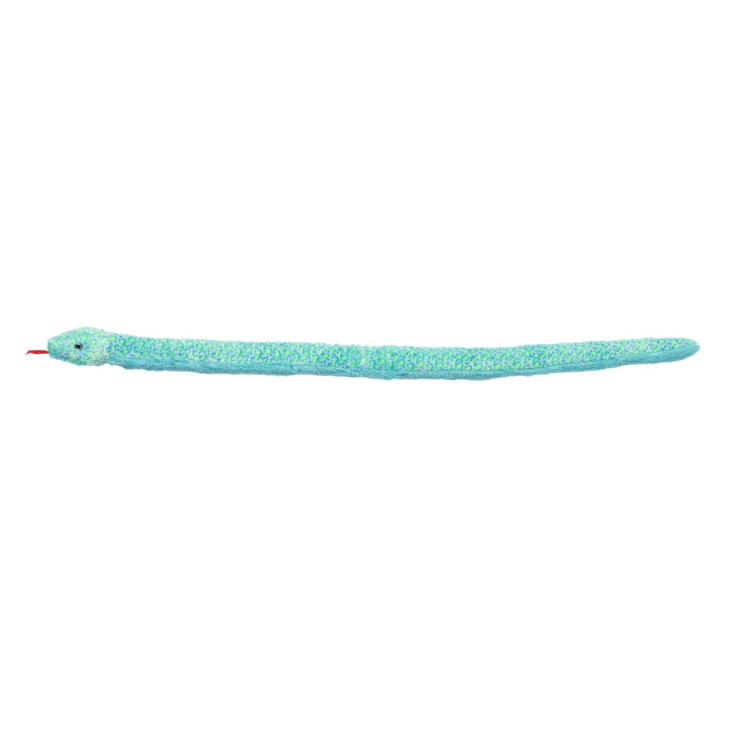 Aurora® Playful Snake Aqua Stuffed Animal - Eye-Catching Designs - Versatile Fun - Blue 53 Inches