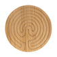 Bamboomn Finger Labyrinth For Meditation And Prayer - 6'' Diameter - Cretan Style - 3 Pieces
