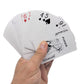 Zugar Land Economy Playing Cards 4 Decks (2 Red And 2 Blue Decks) 2.3/8 Inches By 3.3/8 Inches (55Mm X 86Mm) Plastic Coated. Great For Poker, Blackjack, Bridge And More. (4 Decks)