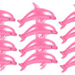 Huge 40' Pearlized Dolphin Inflate Inflatable Pool Toy Beach Poolside Aquatic Themed Decor Birthday Party Buffet Table Decoration (Pink - 12 Pack)