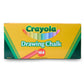 Crayola Colored Drawing Chalk CHALK,DRAWING,144/ST,AST 63134 (Pack of4)