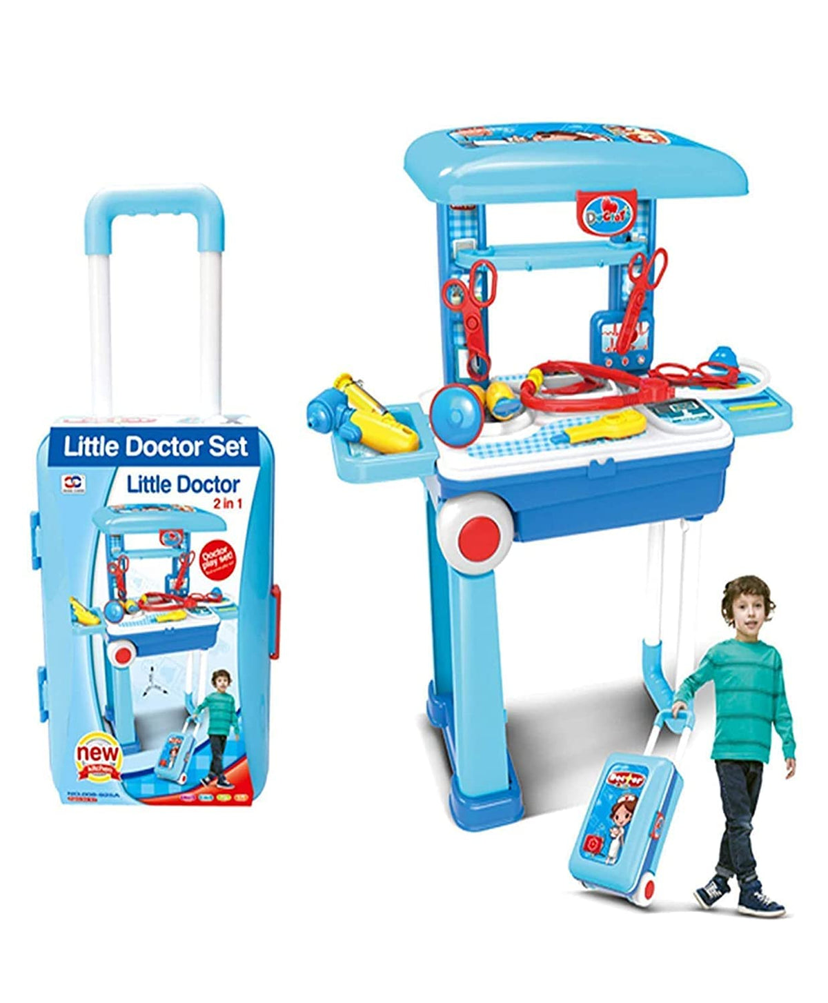 Perpetual Bliss Doctor Toy Kit Set/Doctors Trolley Play Sets for Boys & Girls
