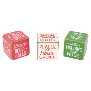 Demdaco Party Starter Dice Amazing Colorful 2 X 2 Mdf Wood Christmas Activity Game
