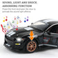 chengchuang Toy Car for Boys, 1/32 Scale Die Cast Metal Cars Toys, Pull Back Toy Car with Sounds and Lights for Kids Gifts (Red)