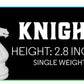 Chess Geeks 1X Single Weighted Chess Pieces Only - Modern Style - 32 Pieces + 2 Extra Queens - King 4' Tall