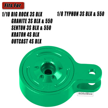 RCHuiWow RC Servo Saver Set 25T Upgrades Part for 1/10 Big Rock 3S BLX,Granite/Senton 3S BLX & Mega550,Kraton/Outcast 4S BLX,1/8