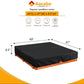 Square Sand Box Cover - Waterproof Dust Proof, Black - Fits 49L x 47W x 8.5H Box