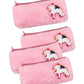 Le Delite 4 Piece Unicorn Soft Furry Fur Pencil Storage Case Pouch | Kids School Supply Organizer Students Stationery Pouch For 