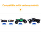 Aluminum Alloy RC Car Repair Work Stand Hobby Tool Set 360 Degree Rotation Lift/Lower and RC Screws Kit Repair Tool Box for 1/8