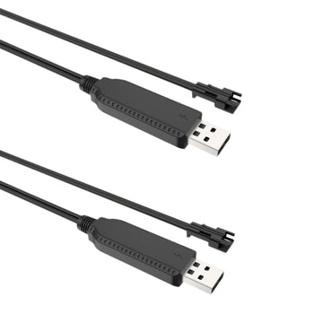SM-2P 3.7V USB Charger Cable Compatible with Carrera Mario Remote Control RC Car Battery (2)