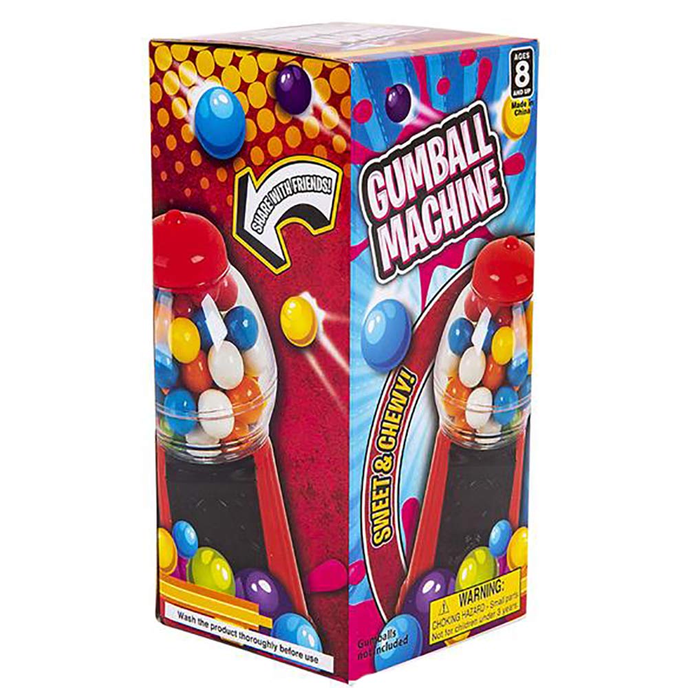 The Dreidel Company Gumball Machine Bank and Coin Bank Toy for Kids, Gum Balls Not Included, 6.5 (2-Pack)