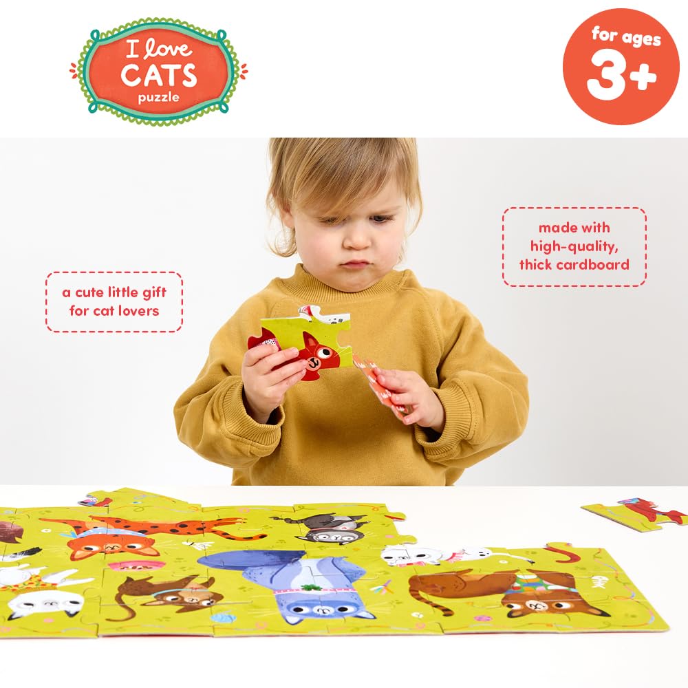 I Love Cats Puzzle 3+ Floor Puzzle