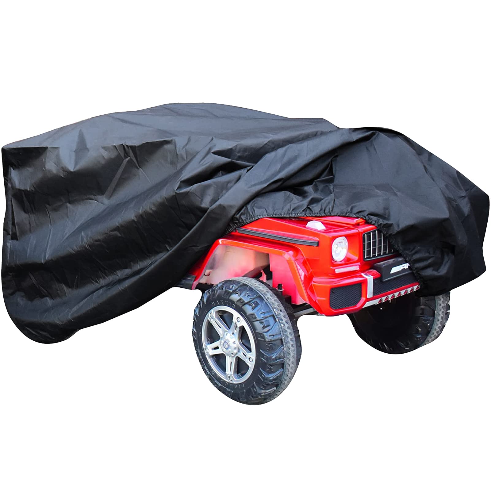 Tohonfoo Kids Ride-On Toy Car Cover, 52 X 26 X 22Inch Outdoor Water Resistant Protection Cover Power Wheels Cover Waterproof For