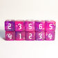 10 Pc D6 Dice 16Mm Acrylic Dice Set For Rpg Mtg Dnd Dice Table Games And Board Games (Pink)